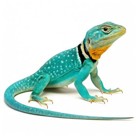 Aqua-flame Collard Lizards